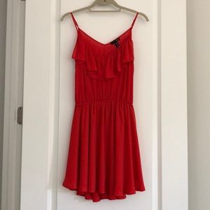AQUA | NWOT Women’s Red Spaghetti Strap Dress